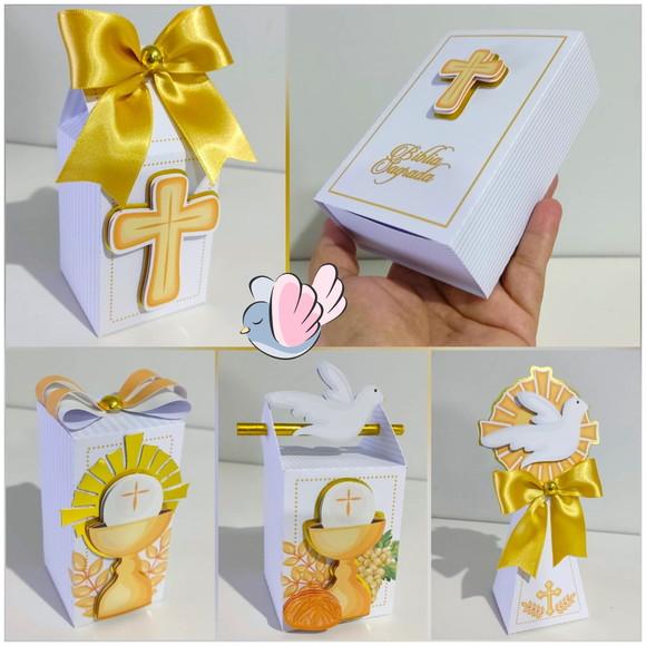 Personalizados-caixinhas - Primeira Eucaristia - 10 Itens