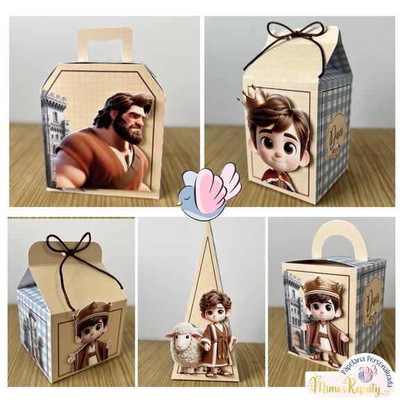 Personalizados-caixinhas - Rei Davi - 10 Itens