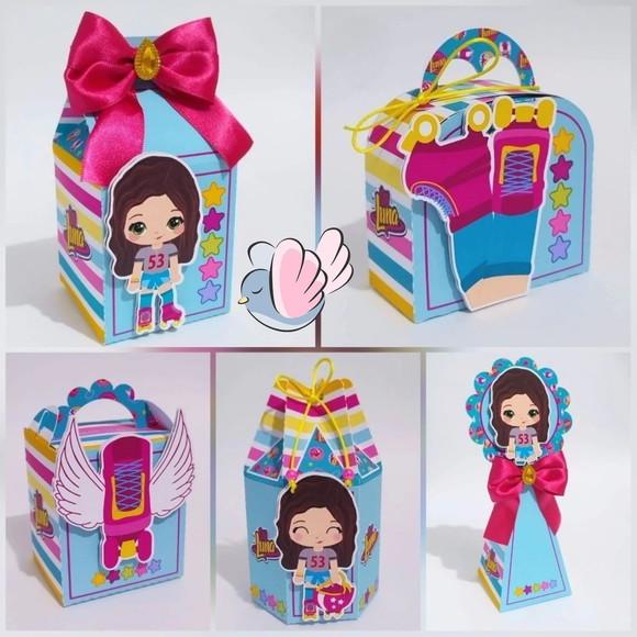 Personalizados-caixinhas - Sou Luna - 10 Itens