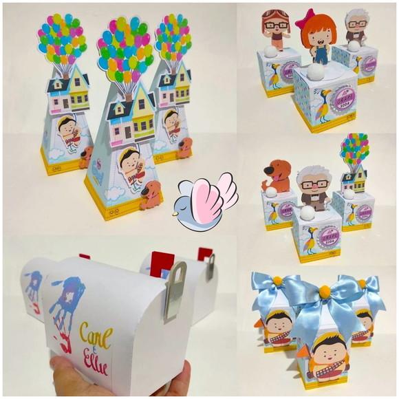 Personalizados-caixinhas - Up Altas Aventuras - 10 Itens