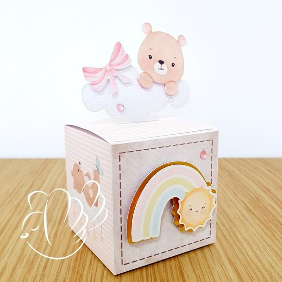 Personalizados-caixinhas - Ursinho Raio de Sol - 10 Itens
