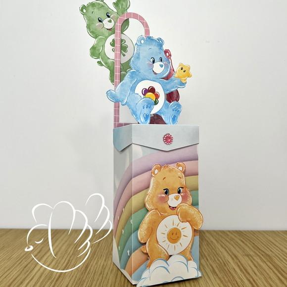 Personalizados-caixinhas - Ursinhos Carinhosos - 10 Itens