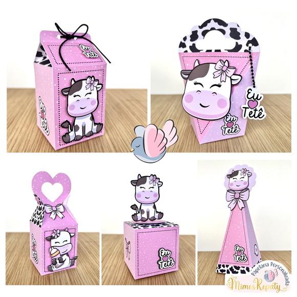 Personalizados-caixinhas - Vaquinha - 10 Itens