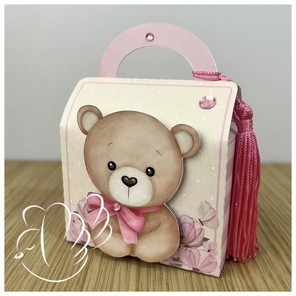 Personalizados-caixinhas- Chá de Bebê Ursinha - 10 Itens