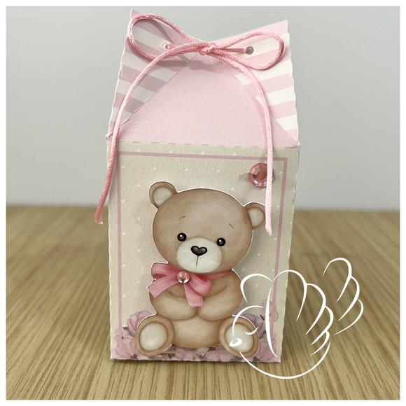 Personalizados-caixinhas- Chá de Bebê Ursinha - 10 Itens