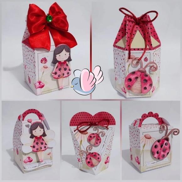 Personalizados-caixinhas- Joaninha - 10 Itens