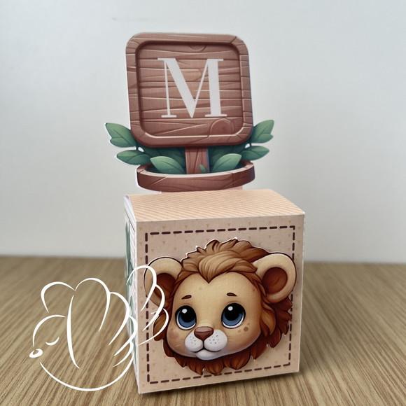 Personalizados-caixinhas- Leãozinho- 10 Itens
