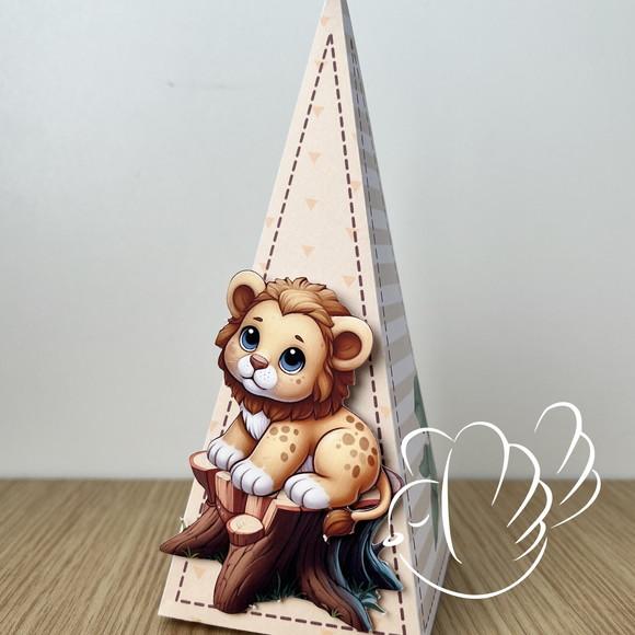 Personalizados-caixinhas- Leãozinho- 10 Itens