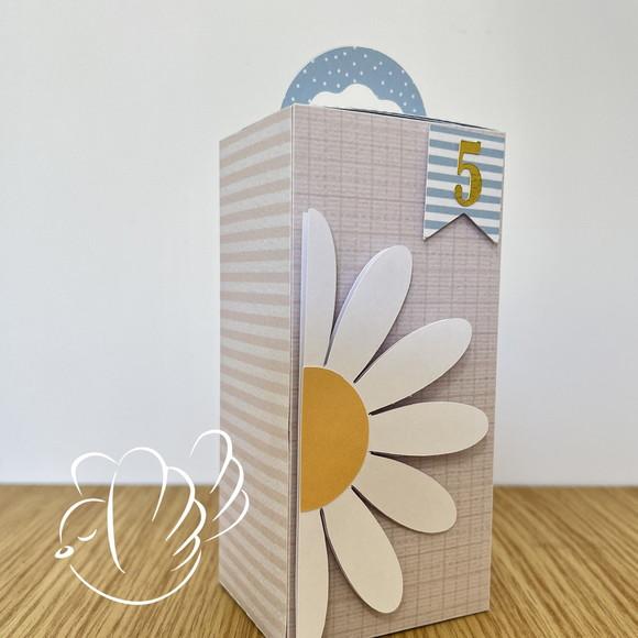 Personalizados-caixinhas- Margarida Azul - 10 Itens