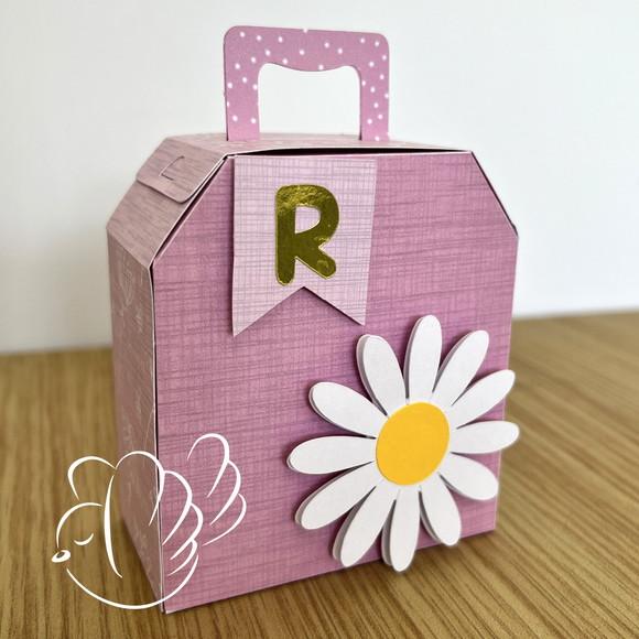 Personalizados-caixinhas- Margarida Rosa - 10 Itens