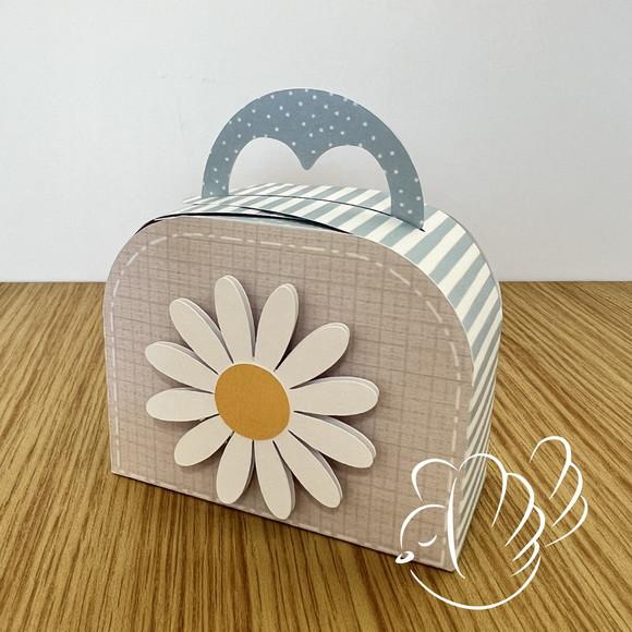 Personalizados-caixinhas- Margarida Azul - 10 Itens