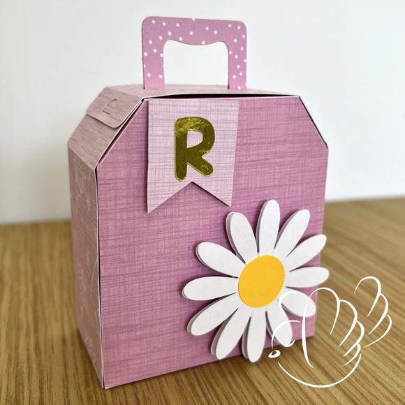 Personalizados-caixinhas- Margarida Rosa - 10 Itens