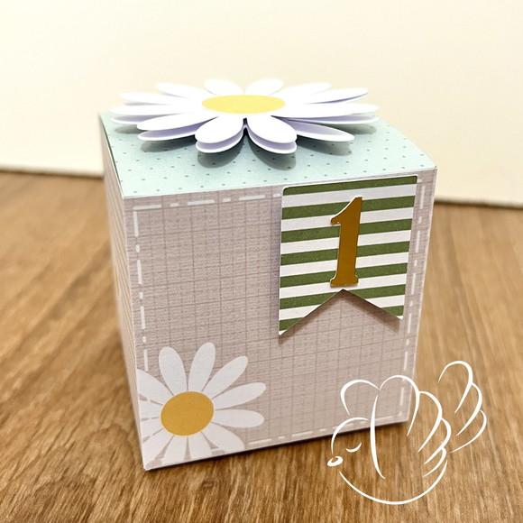 Personalizados-caixinhas- Margarida Verde - 10 Itens