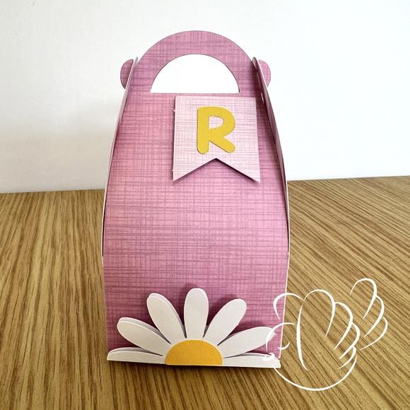 Personalizados-caixinhas- Margarida Rosa - 10 Itens