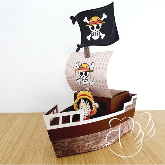 Personalizados-caixinhas- One Piece Super Luxo - 10 Itens