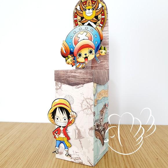 Personalizados-caixinhas- One Piece Super Luxo - 10 Itens