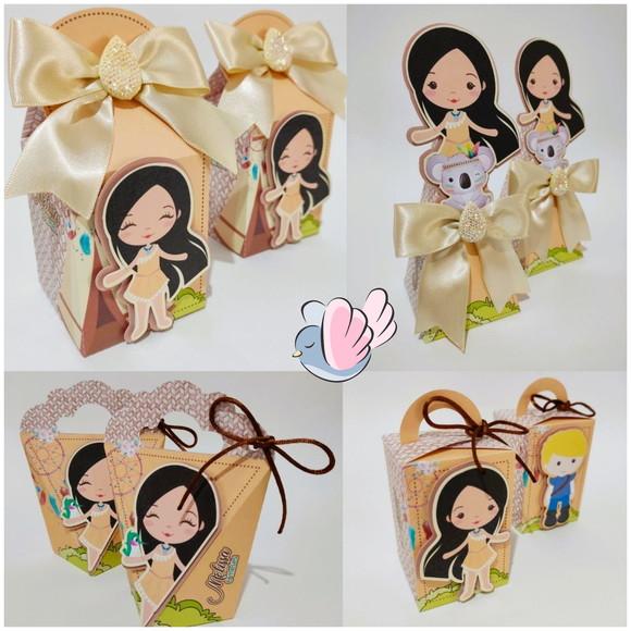 Personalizados-caixinhas- Pocahontas - 10 Itens
