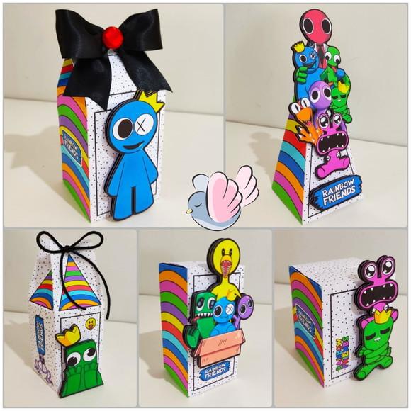 Personalizados-caixinhas- Rainbow Friends - 10 Itens