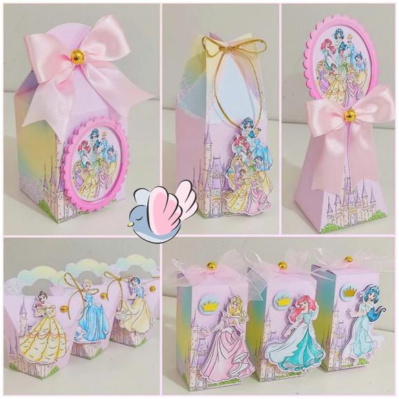 Personalizados-caixinhas- Princesas - 10 Itens