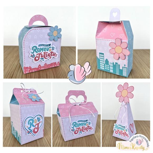 Personalizados-caixinhas- Romeu e Julieta - 10 Itens