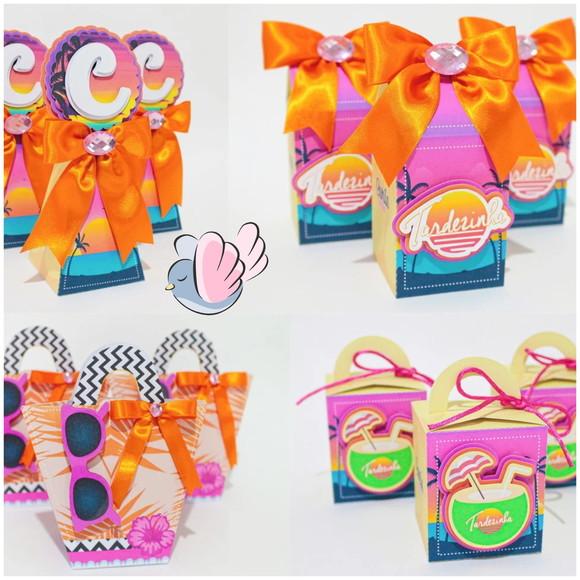 Personalizados-caixinhas- Tardezinha - 10 Itens