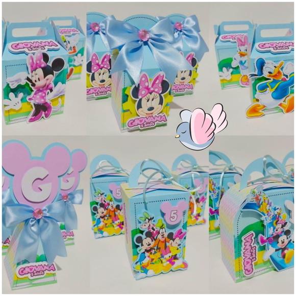Personalizados-caixinhas- Turma do Mickey - 10 Itens