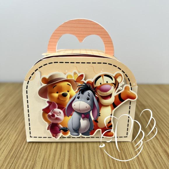 Personalizados-caixinhas- Ursinho Pooh- 10 Itens