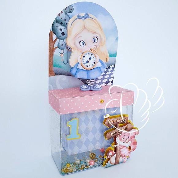 Personalizados-caixinhas-alice Aquarela - 10 Itens