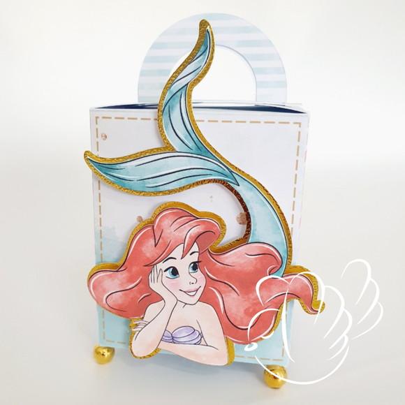 Personalizados-caixinhas-ariel Aquarela -10 Itens