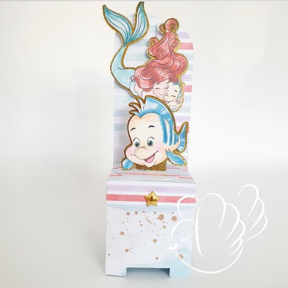 Personalizados-caixinhas-ariel Aquarela -10 Itens