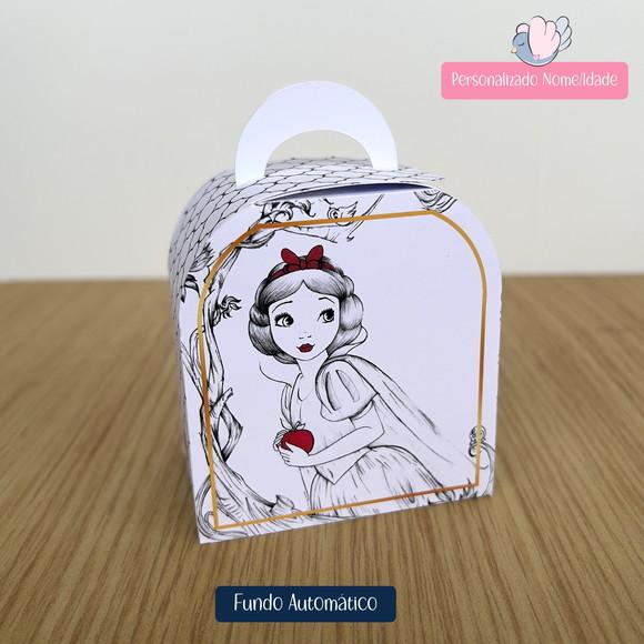 Personalizados-caixinhas-branca de Neve Minimalista-10 Itens