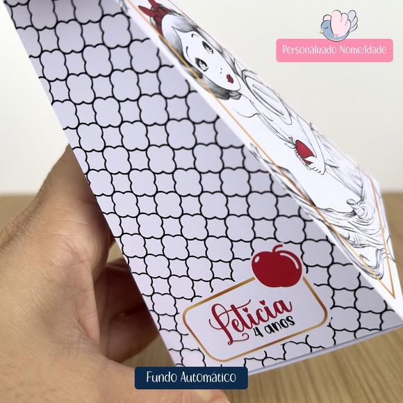 Personalizados-caixinhas-branca de Neve Minimalista-50 Itens