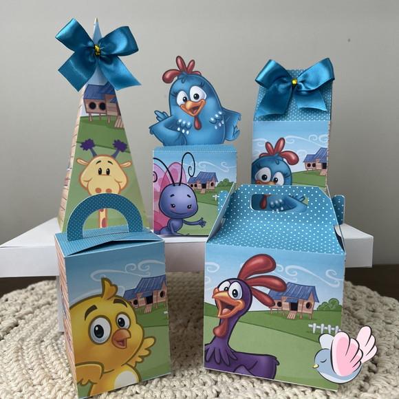 Personalizados-caixinhas-galinha Pintadinha - 10 Itens