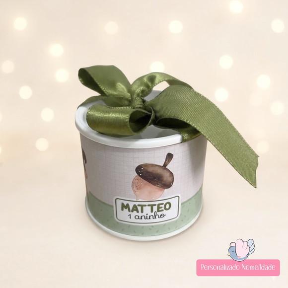 Tubolata Mini Personalizada - Bosque Menino - 40 Unidades