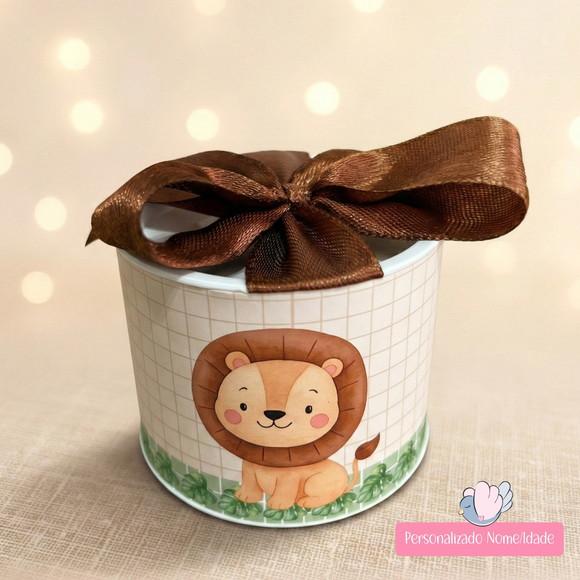 Tubolata Mini Personalizada - Leãozinho - 15 Unidades