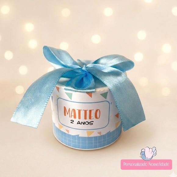 Tubolata Mini Personalizada - Tres Palavrinhas - 20 Unidades