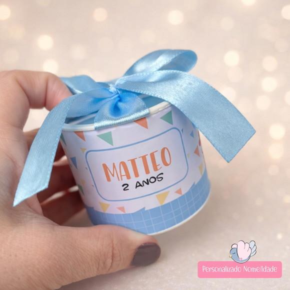 Tubolata Mini Personalizada - Tres Palavrinhas - 20 Unidades