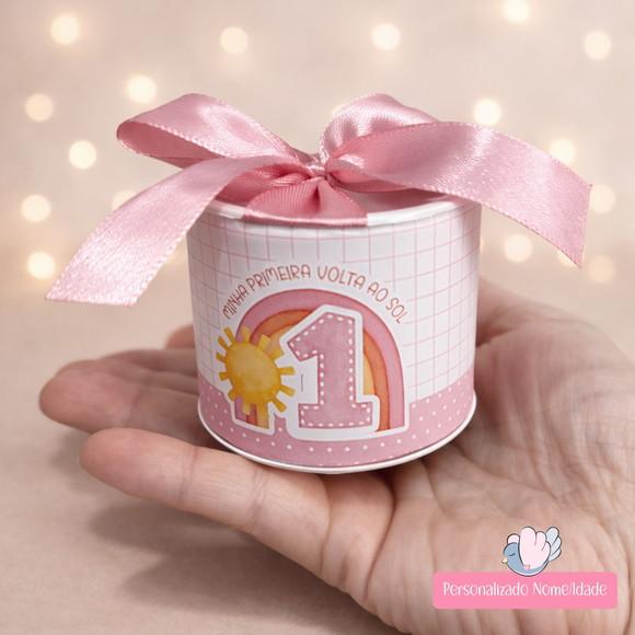 Tubolata Mini Personalizada - Volta ao Sol - 40 Unidades