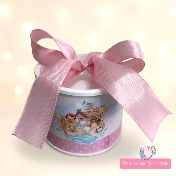 Tubolata Mini Personalizada-arca de Noé Menina-30 Unidades