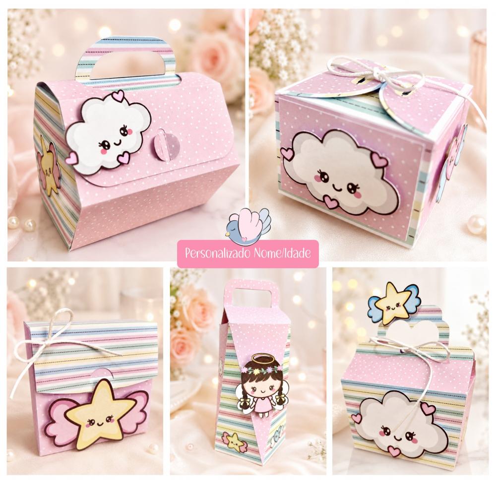 Personalizados-caixinhas-chuva de Bençãos -10 Itens