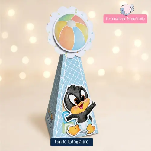 Kit Festa - Personalizado - Looney Tunes Baby Aquarela