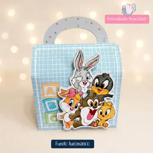 Kit Festa - Personalizado - Looney Tunes Baby Aquarela