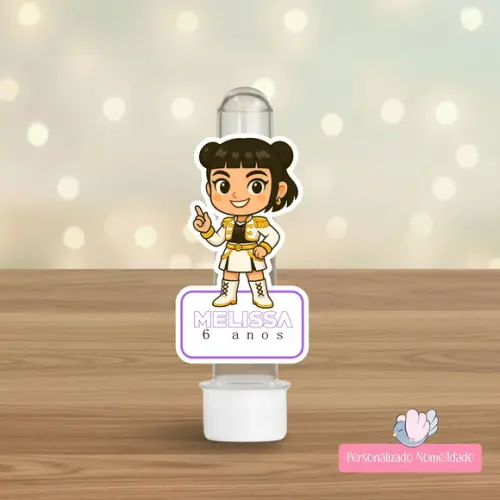 20 Apliques para Tubetes Personalizados - Guerreiras do Kpop