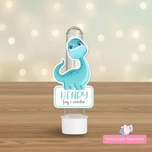 30 Apliques para Tubetes Personalizados - Dinossauros