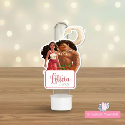 30 Apliques para Tubetes Personalizados - Moana