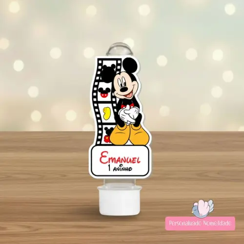 50 Apliques para Tubetes Personalizados - Mickey