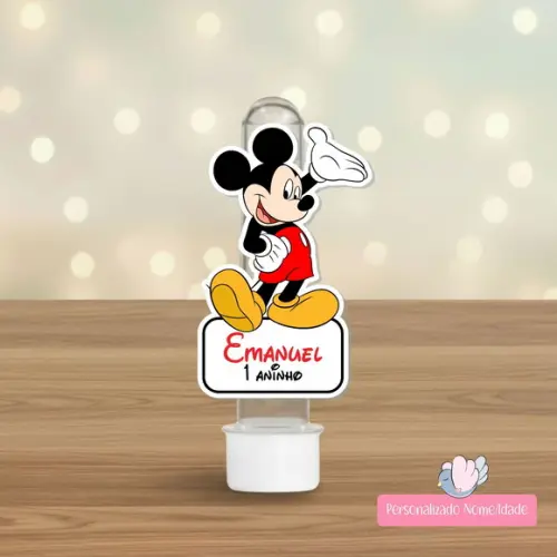 50 Apliques para Tubetes Personalizados - Mickey