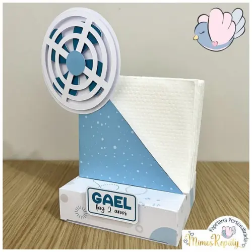 Centro de Mesa - Porta Guardanapos - Ventilador