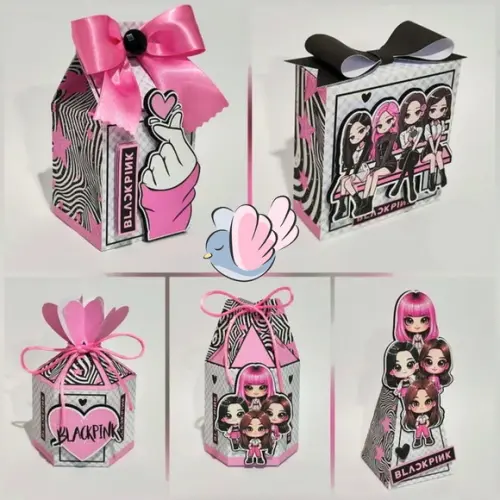 Kit Festa - Black Pink - 10 Itens