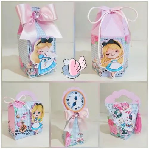 Kit Festa Alice Aquarela - 10 Itens